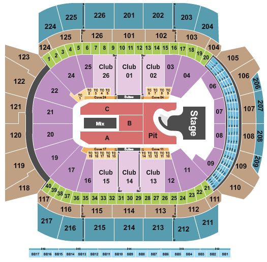 Climate Pledge Arena Megan Moroney Seating Chart